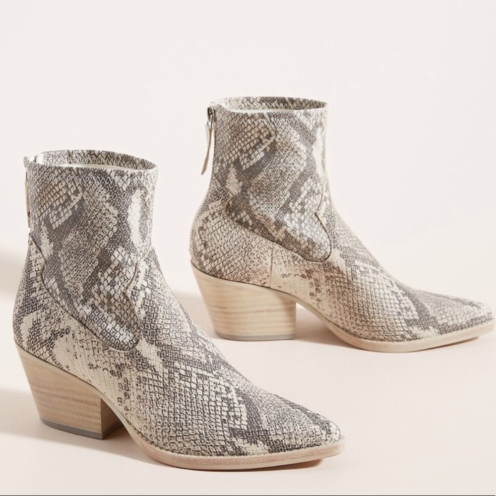 Dolce vita shanta western sock python boots